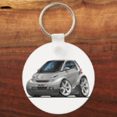 Porte-clés Smart Silver Car (Recto)