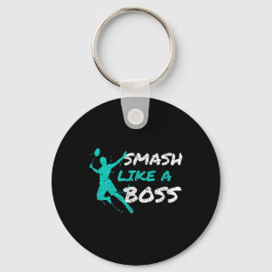 Porte-clés Smash Comme Un Boss Badminton Speedminton Crossmin