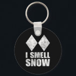 Porte-clés Smell snow skiing freestyle difficult diamond<br><div class="desc">I smell snow skiing freestyle difficult diamond winter top</div>