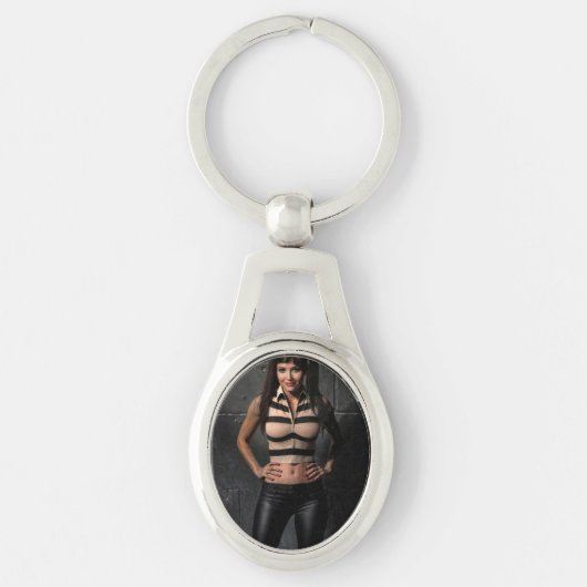 Porte-clés Smile Corner metal keychain (Devant)