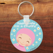 Porte-clés Smile est un Porte - clé de bienfaisance (Recto)