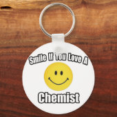 Porte-clés Smile If You Love a Chemist (Recto)
