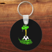 Porte-clés Smileteesfunnya Drôle de serpent python vert et fo (Recto)