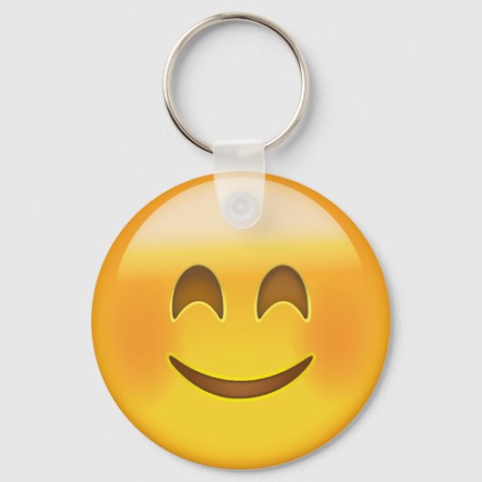 Porte-clés Smiling Face With Smiling Eyes Emoji (Recto)