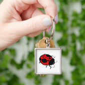 Porte-clés Smiling Ladybug - (main)