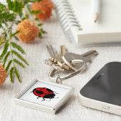 Porte-clés Smiling Ladybug - (Côté)