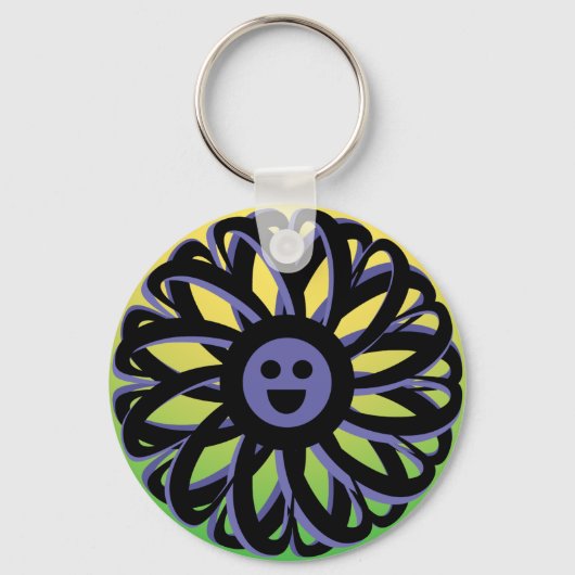Porte-clés Smiling Sally Flower Porte - clé - 369 (Recto)