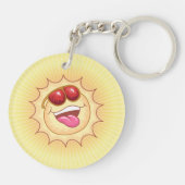 Porte-clés Smiling Sunshine Acrylique (Dos)