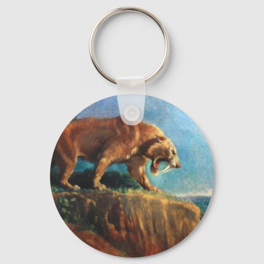 Porte-clés smilodon (Recto)