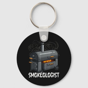 Porte-clés Smokeologist - Pitmaster Bbq Barbecue Drôle De Gri