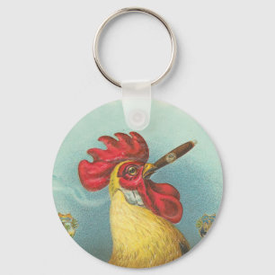 Porte-clés Smoking Rooster