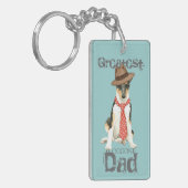 Porte-clés Smooth Collie Papa (Devant gauche)