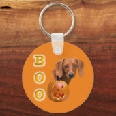 Porte-clés Smooth Dachshund Boo Porte - clé (Recto)