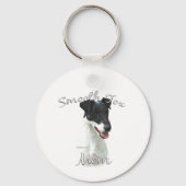 Porte-clés Smooth Fox Terrier Maman 2 (Verso)