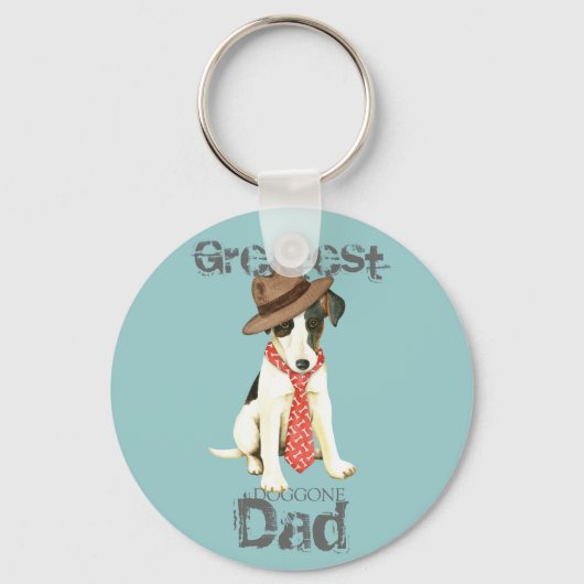 Porte-clés Smooth Fox Terrier Papa (Recto)