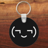 Porte-clés Smug Emoticon (‿MD) Kaomoji japonais (Verso)
