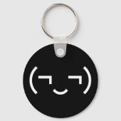 Porte-clés Smug Emoticon (‿MD) Kaomoji japonais (Verso)