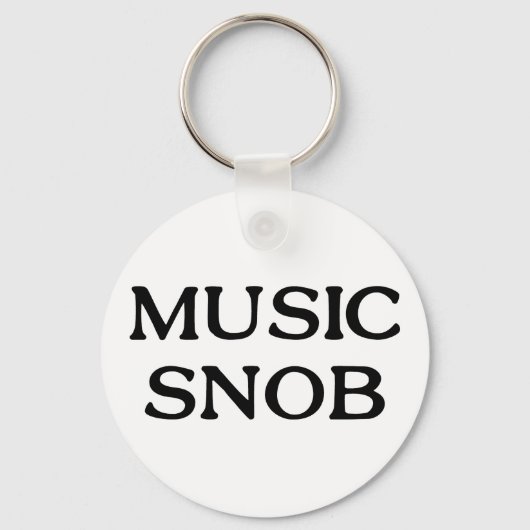 Porte-clés Snob de musique (Recto)