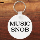 Porte-clés Snob de musique (Recto)