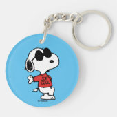 Porte-clés Snoopy "Joe Cool" debout (Dos)