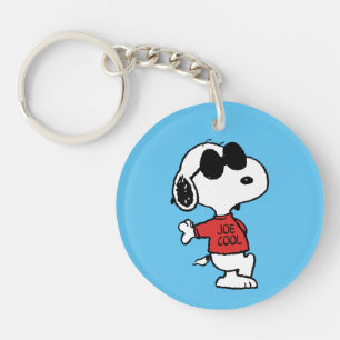 Porte-clés Snoopy "Joe Cool" debout