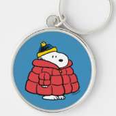 Porte-clés Snoopy Winter in Puffer Coat Keychain (Devant)