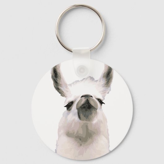 Porte-clés Snooty Snobby Llama personnalisé (Recto)