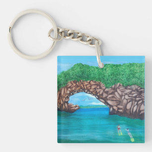 Porte-clés Snorkeling au paradis