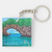 Porte-clés Snorkeling au paradis (Dos)