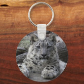 Porte-clés Snow Leopard Cub assis (Recto)