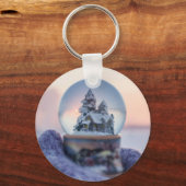 Porte-clés Snowball Noël arbre hiver neige neige (Recto)
