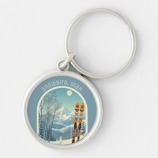 Porte-clés Snowbird Utah Rocky Mountains souvenir (Devant)