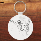 Porte-clés Snowboard (Recto)