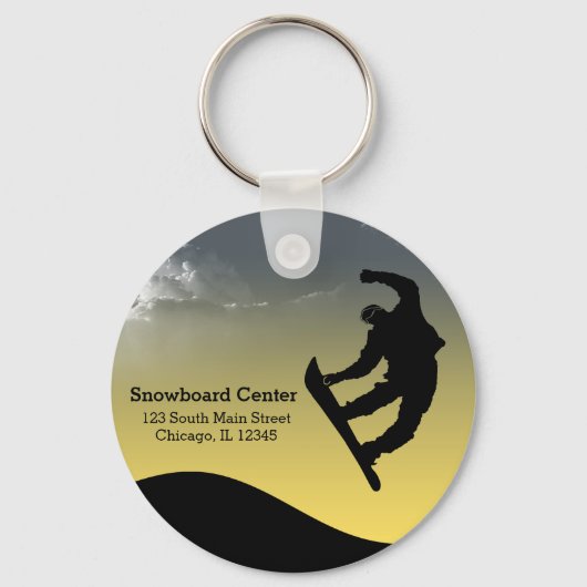 Porte-clés Snowboard (Recto)