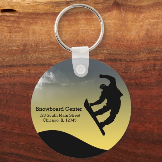 Porte-clés Snowboard (Recto)