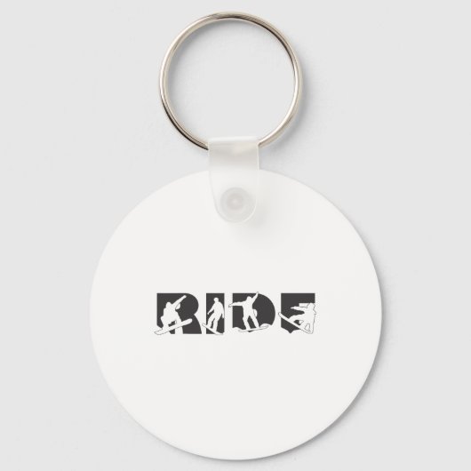 Porte-clés Snowboard (Recto)