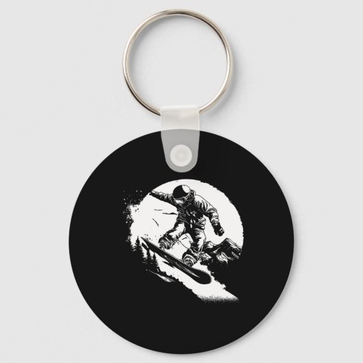 Porte-clés Snowboard Alpine Snowboard 1 (Recto)