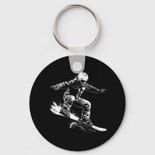 Porte-clés Snowboard Dessin Snowboard Slope 1