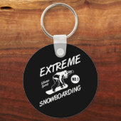 Porte-clés Snowboard Extreme Snowboard Sports d'hiver Sno (Recto)