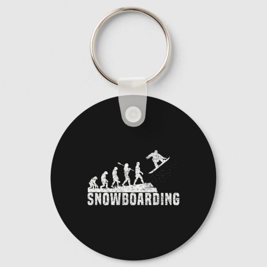 Porte-clés Snowboard Freestyle Snowboarders I Snowboard Ev (Recto)