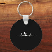 Porte-clés Snowboard Heartbeat Snowboarder Fréquence Pulse Sp (Recto)