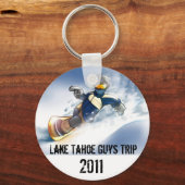 Porte-clés snowboard, Lake Tahoe Guys Trip, 2011 (Recto)