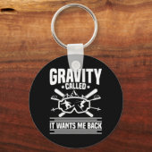 Porte-clés Snowboard Lover Gear Ski Slope Vacances hiver Sno (Recto)