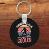 Porte-clés Snowboard Maman Cool Mère Snowboard 1 (Recto)