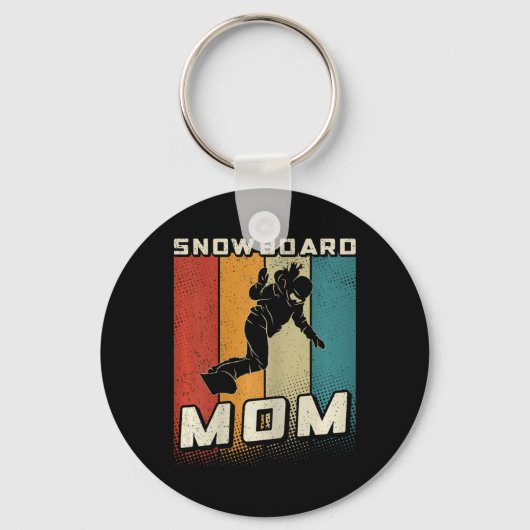 Porte-clés Snowboard Maman Snowboard Mère Snowboard Maman Sno (Recto)