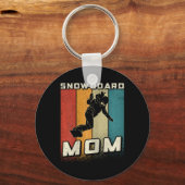 Porte-clés Snowboard Maman Snowboard Mère Snowboard Maman Sno (Recto)