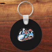 Porte-clés Snowboard Master Les Pistes Snowboard Snowboa (Recto)