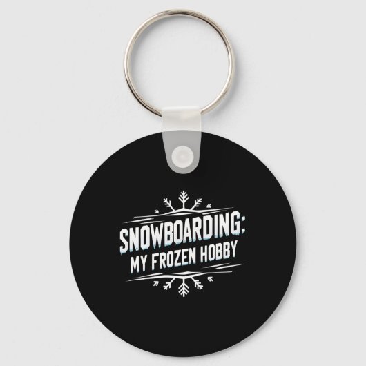 Porte-clés Snowboard My Froid Hob (Recto)
