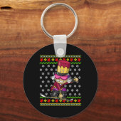 Porte-clés Snowboard Nutcracker Snowboard Laid Noël S (Recto)