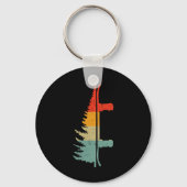 Porte-clés Snowboard Pine Tree - Snowboard Snowboarder Win (Recto)